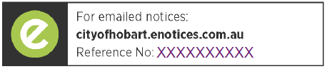 eNotices Reference Number