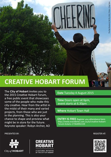 2015 - Creative Hobart Forum