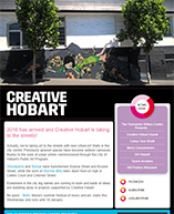 Creative Hobart e-news - January 2016 edition
