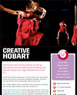 Creative Hobart e-news - August 2016 edition