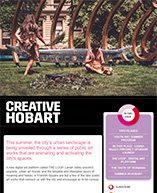 Creative Hobart e-news - Summer 2018/19 edition