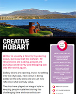 Creative Hobart e-news - July 2020 edition