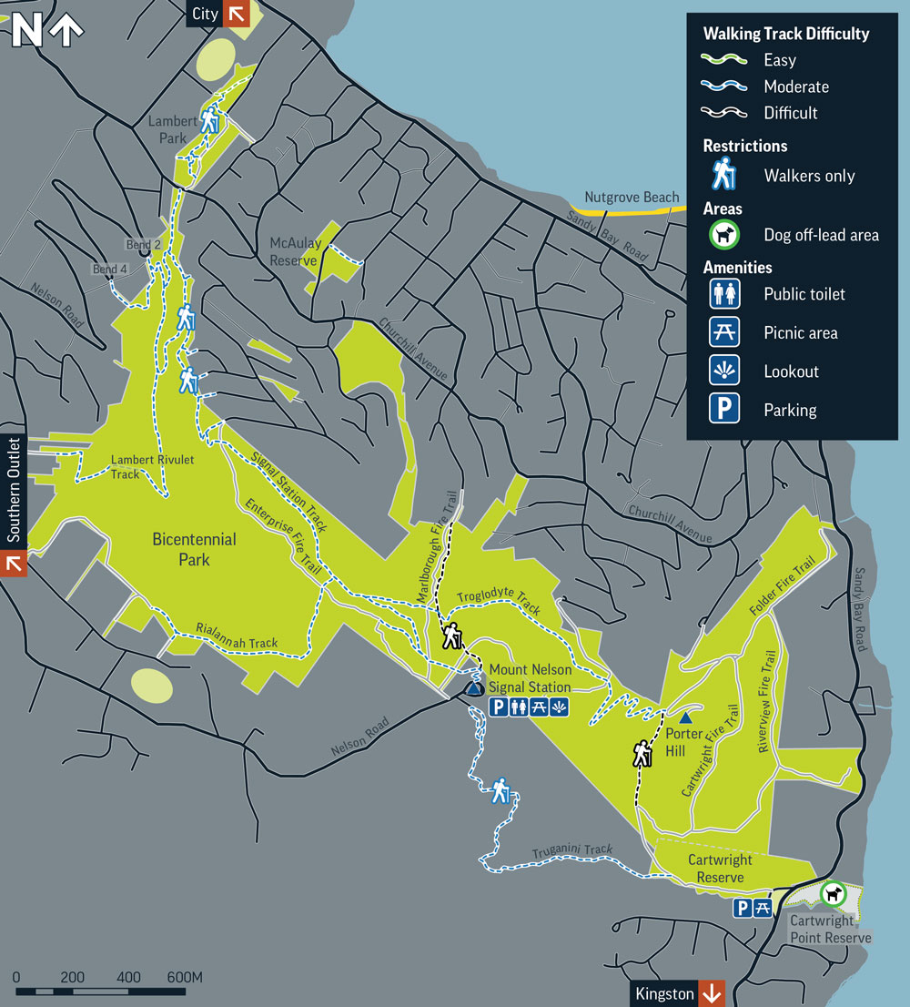 Bicentennial Park map