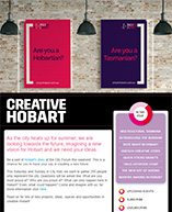 Creative Hobart e-news - Summer 2017 edition