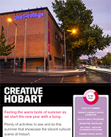 Creative Hobart e-news - Jan/Feb 2024 edition
