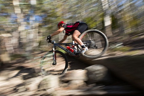 Mountain biking