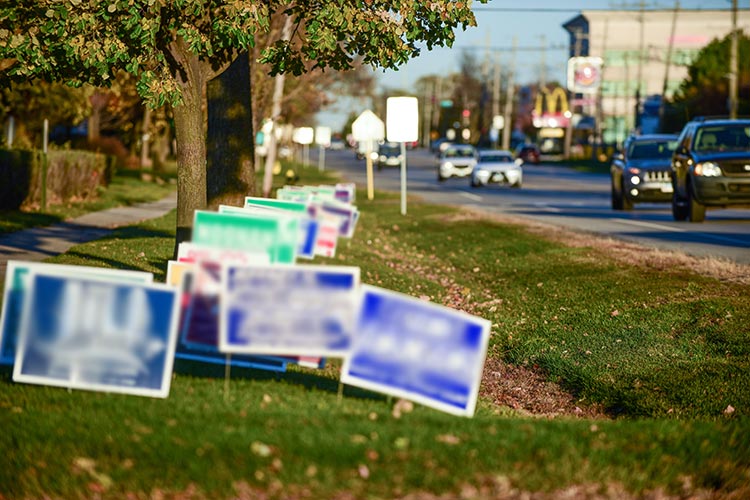 Election signage