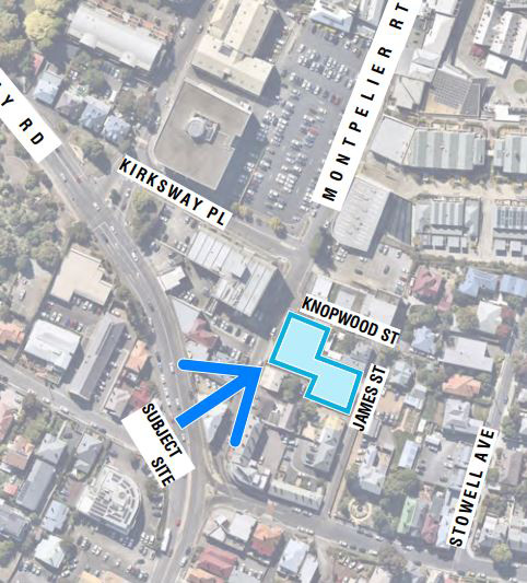 1 Knopwood Street location plan