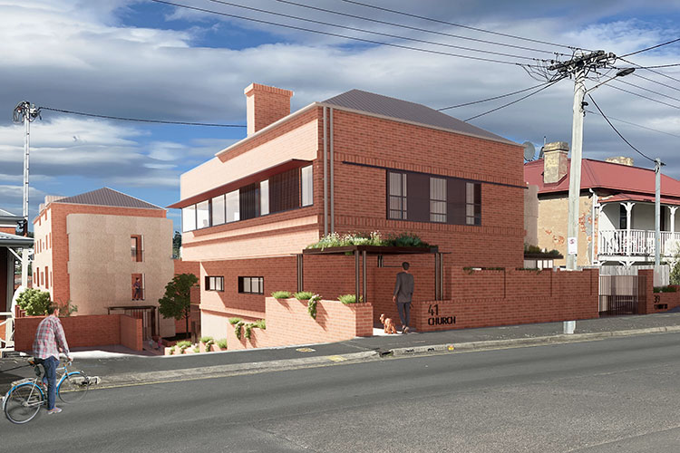 Artist impression of proposed development