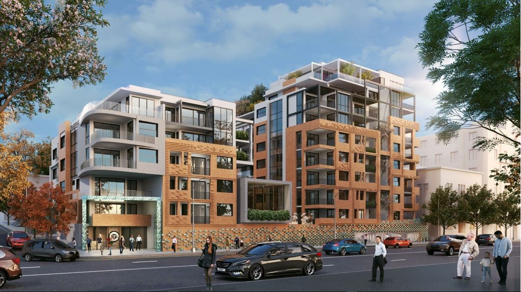 Artist impression of proposed development
