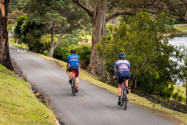 Riding in Waterworks Reserve