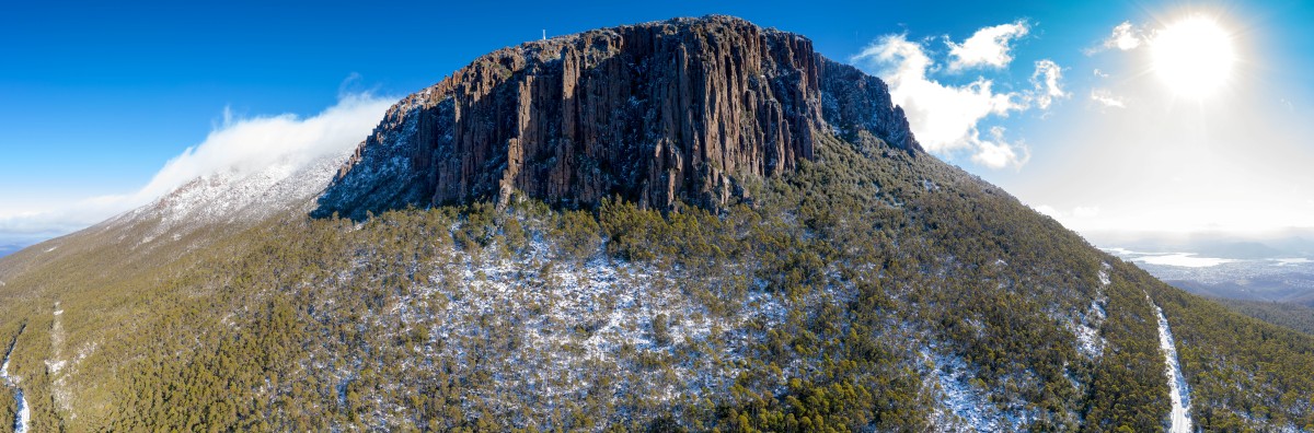 Kunanyi / Mt Wellington in snow