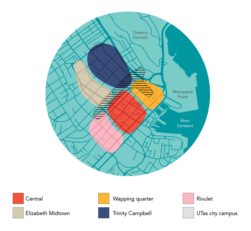 UTAS Campus and Central Hobart Precincts