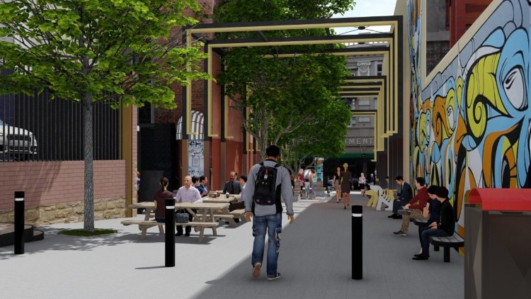 Collins Court laneway