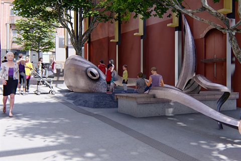 Collins Court octopus