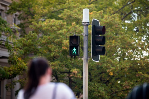 CBD pedestrian only phase crossings