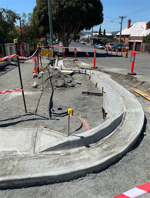 Hamilton Street footpath upgrade