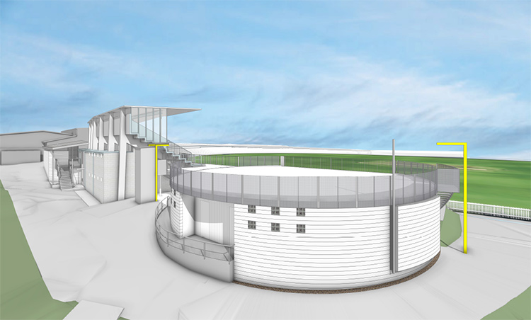 Queenborough Oval redevelopment render
