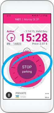 EasyPark - stop parking