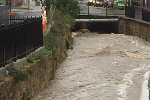 Hobart Rivulet flooding