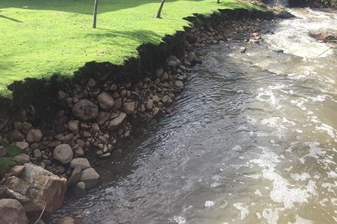 Storm surge and flood prone land