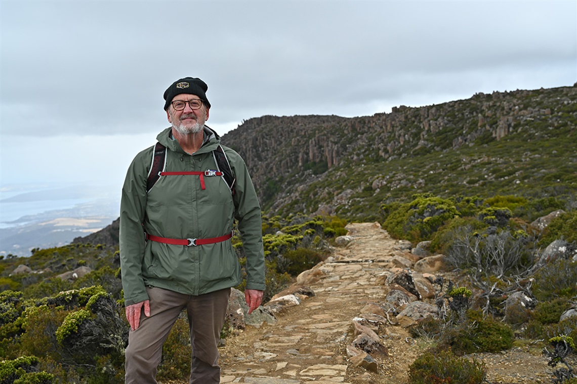 The top of the Zig Zag Track before the track was restored offered great views, but walkers had to tread carefully.