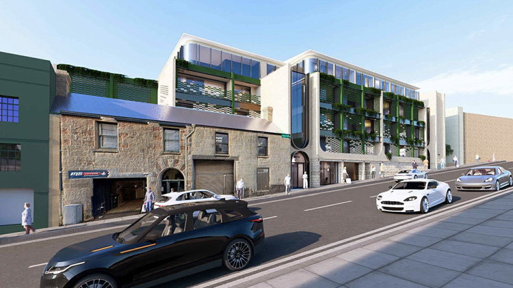 Artist impression of proposed development