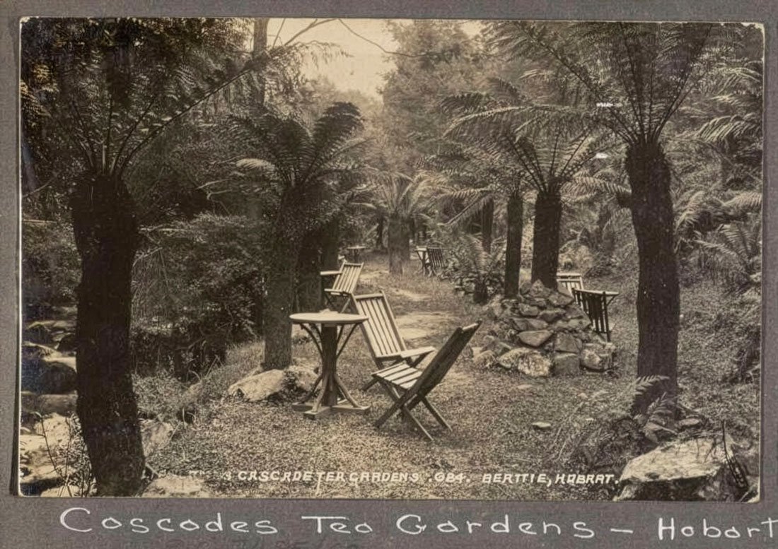 Historic photo of Cascade Gardens