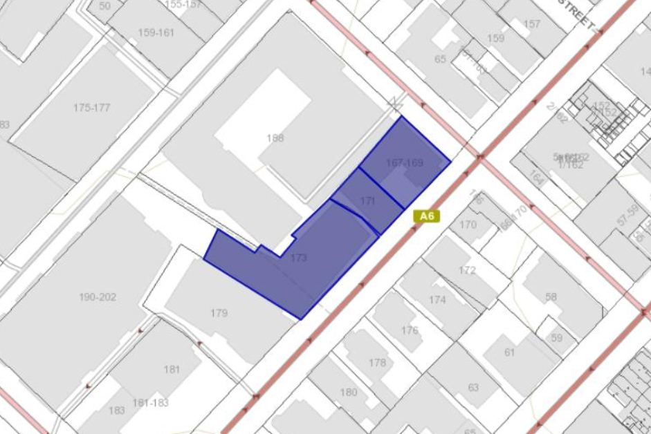 Location plan of proposed development