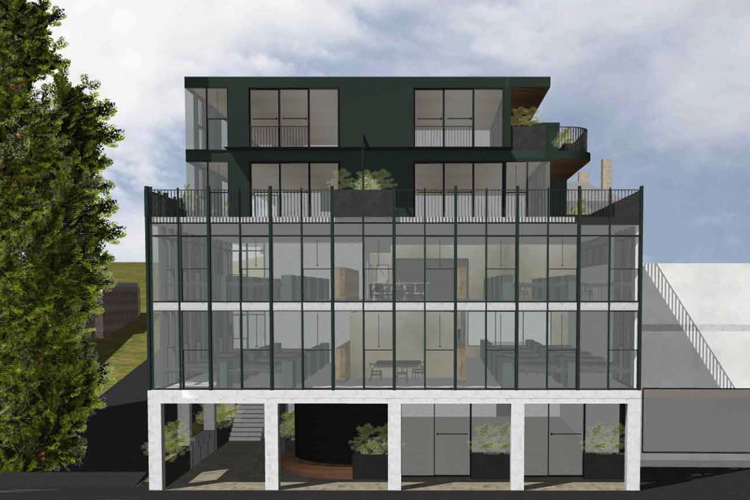 Artist impression of proposed development