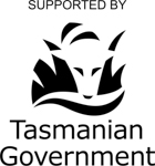 Supported by Tasmanian Government logo