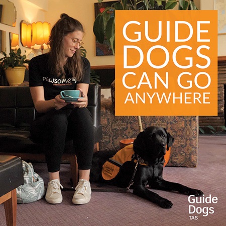 Guide Dogs can go anywhere campaign graphic