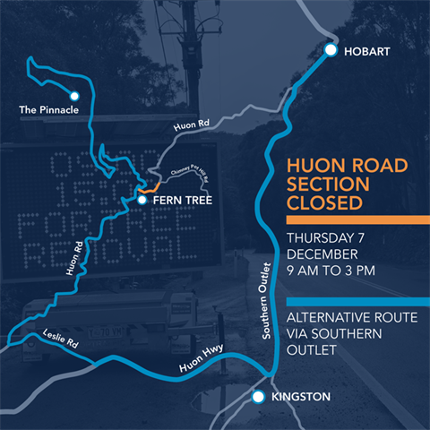 Huon Road closure.png