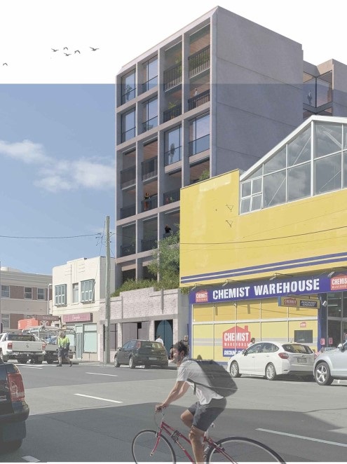 Photomontage - 130 Murray Street