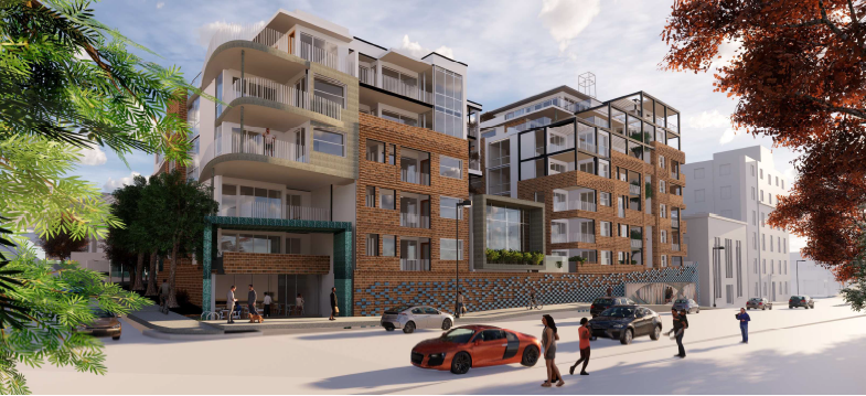 Artist impression of proposed development